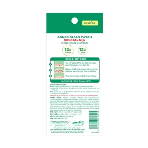 Acnes Clear Patch Rohto Mentholatum 24 miếng