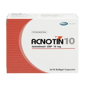 Acnotin 10mg Mega 3 vỉ x 10 viên