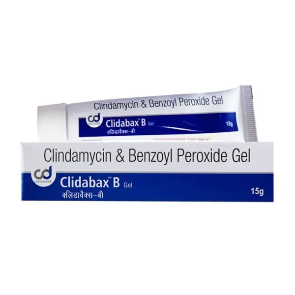 Clindamycin & Benzoyl peroxide Gel Clidabax B 15g