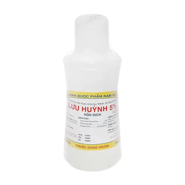 Hỗn Dịch Lưu Huỳnh 5% Việt Nam 60ml