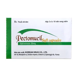 Pectomucil Soft Capsule 20mg 3 vỉ x 10 viên