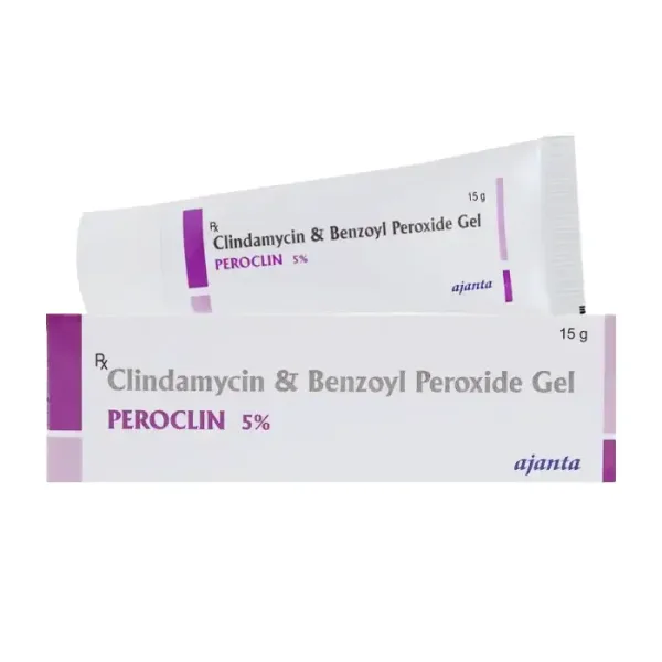 Clindamycin & Benzoyl Peroxide Gel Peroclin 5% 15g