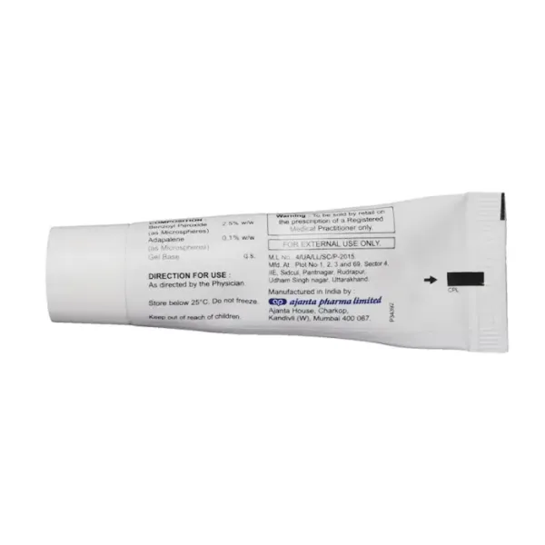 Hydrous Benzoyl Peroxide And Adapalene Gel Peroduo 15g