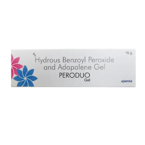 Hydrous Benzoyl Peroxide And Adapalene Gel Peroduo 15g