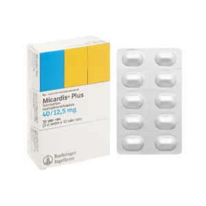 Thuốc Micardis Plus 40/12.5mg Boehringer - Điều trị tăng huyết áp vô căn (30 viên)