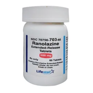 Thuốc Ranolazine 500mg Life Star – Đau thắt ngực (60 viên)