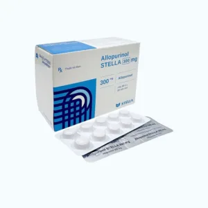 Thuốc Allopurinol 300mg Stella - Điều trị bệnh gout (100 viên)