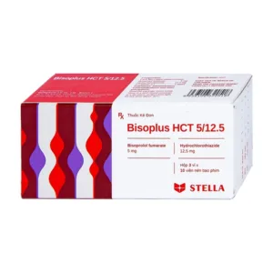 Thuốc Bisoplus HCT 5/12.5 Stella - Điều trị tăng huyết áp (30 viên)