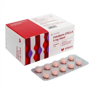 Thuốc Felodipine Stella 5mg Retard - Điều trị tăng huyết áp (100 viên)