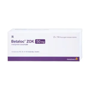Thuốc Betaloc Zok 50mg - Điều trị tăng huyết áp (28 viên)