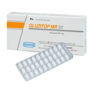 Thuốc Gluzitop MR 60 Hasan - Điều trị đái tháo đường típ 2 (60 viên)