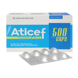 Thuốc Aticef 500mg DHG – Điều trị nhiễm khuẩn (14 viên)