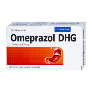 Thuốc Omeprazol 20mg DHG - Điều trị trào ngược dạ dày - thực quản (30 viên)