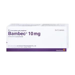 Thuốc Bambec 10mg AstraZeneca - Điều trị hen phế quản (30 viên)